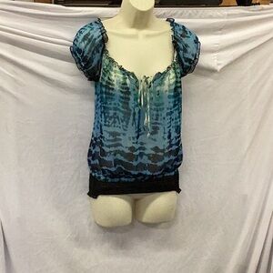 Vanity Cute Blue Top.